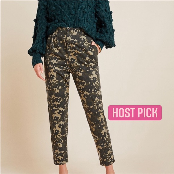 Anthropologie Pants - NWT | Amadi Floral Camo Trousers